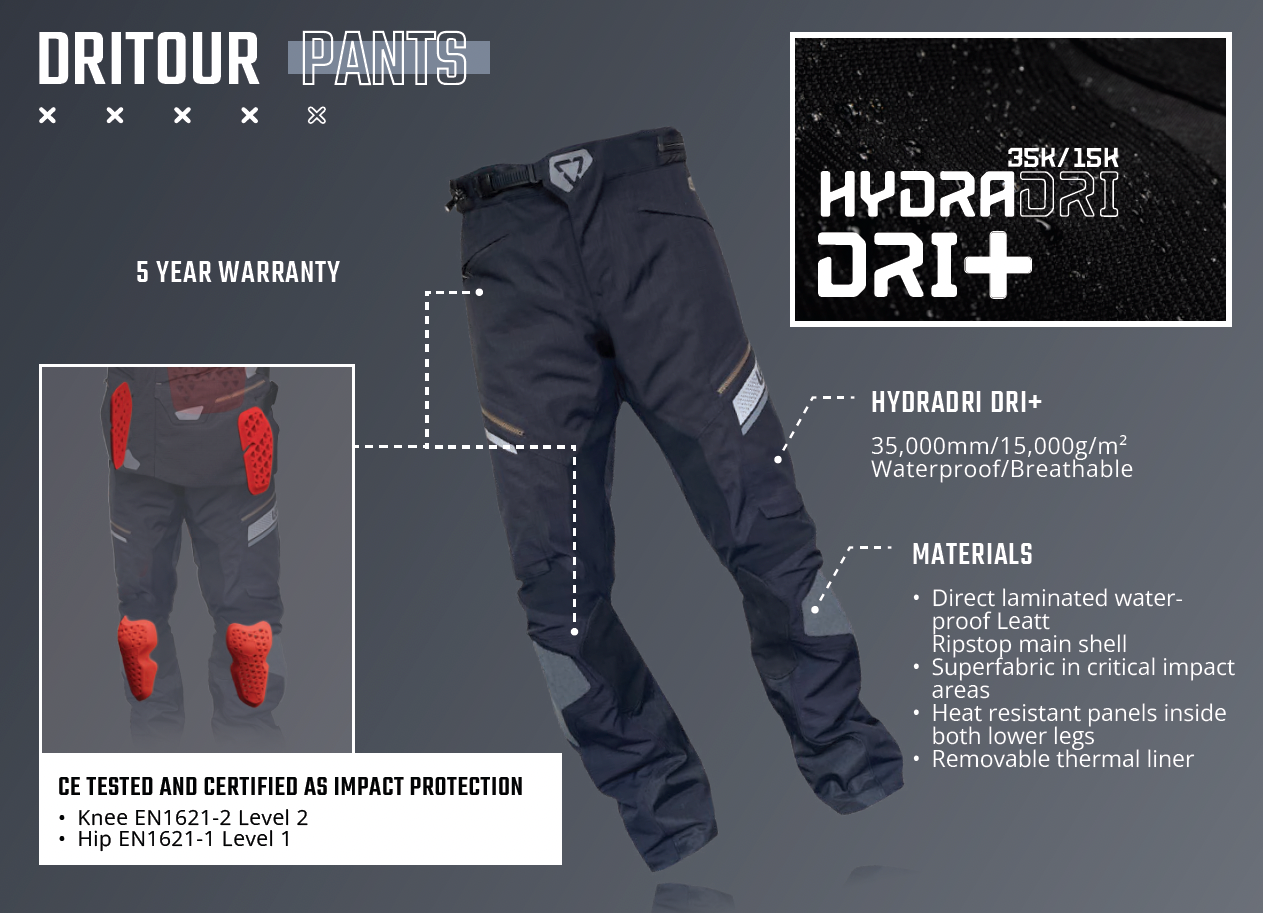 ADV 7.5 DRITOUR PANT - STEALTH